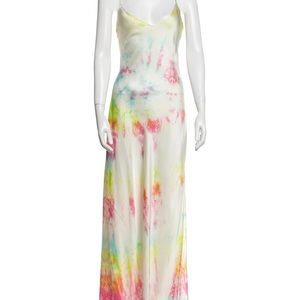 Dannijo Silk Tie-Dye Dress